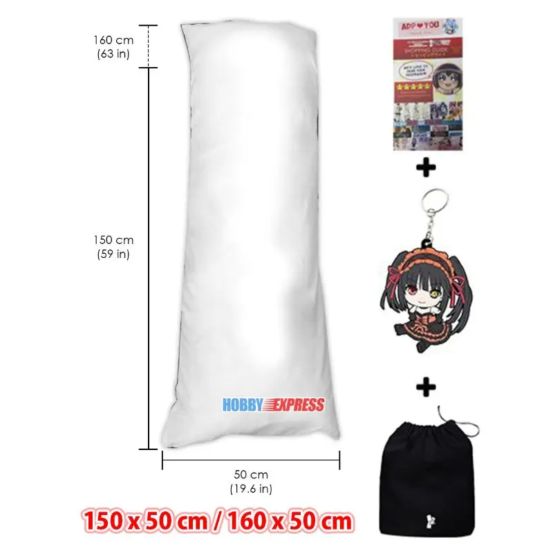 Hobby Express супер комфорт аниме Dakimakura обнимающее тело внутренняя подушка 150x50 см(59x19,6 дюйма) или 160x50 см(63x19,6 дюйма
