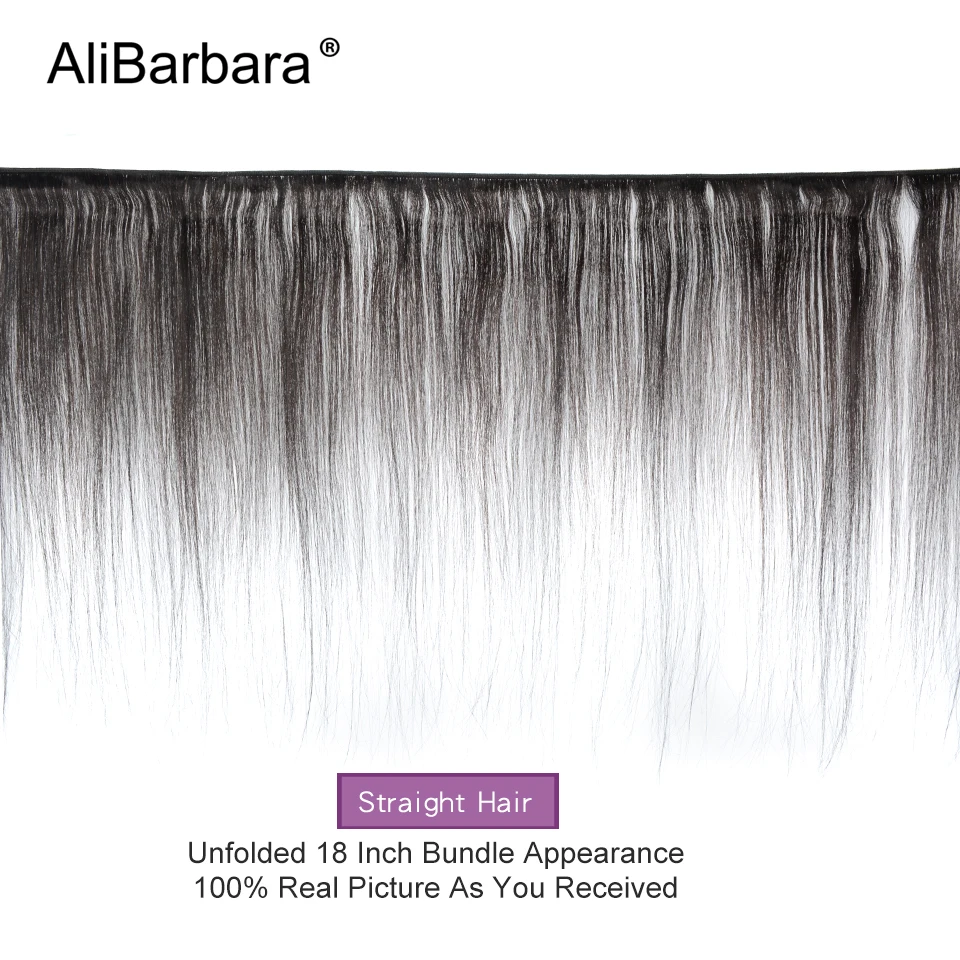 Бразильские прямые человеческие волосы AliBarbara Remy 100% для наращивания 5 шт. 6 в