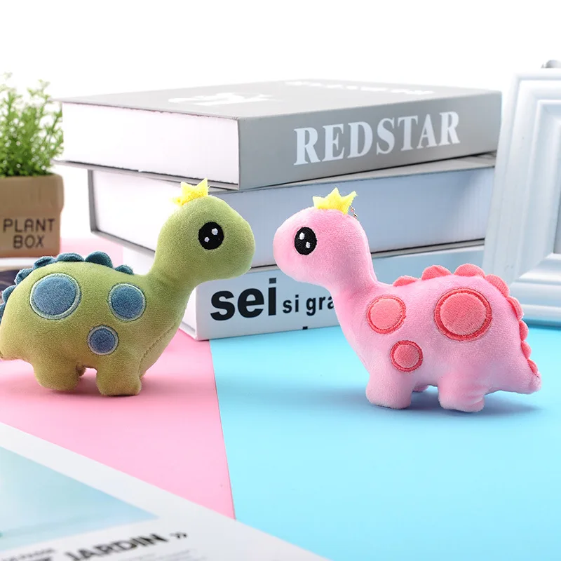 

Cute Kawaii Lovely Dinosaur Plush Doll Huggable Cartoon Down Cotton Toy Backpack Keychain Plush Toy Soft Creative Doll