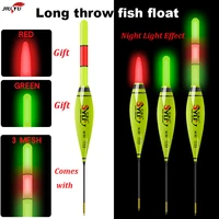 jiuyu fishing float led electric float light fishing tackle luminous electronic float with cr425 battery free 3pcs led lights
