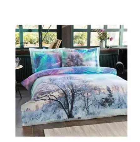 

Noel special double duvet cover set 4 pillow northern lights 200x220 cm | duvet cover set | quality duvet cover set