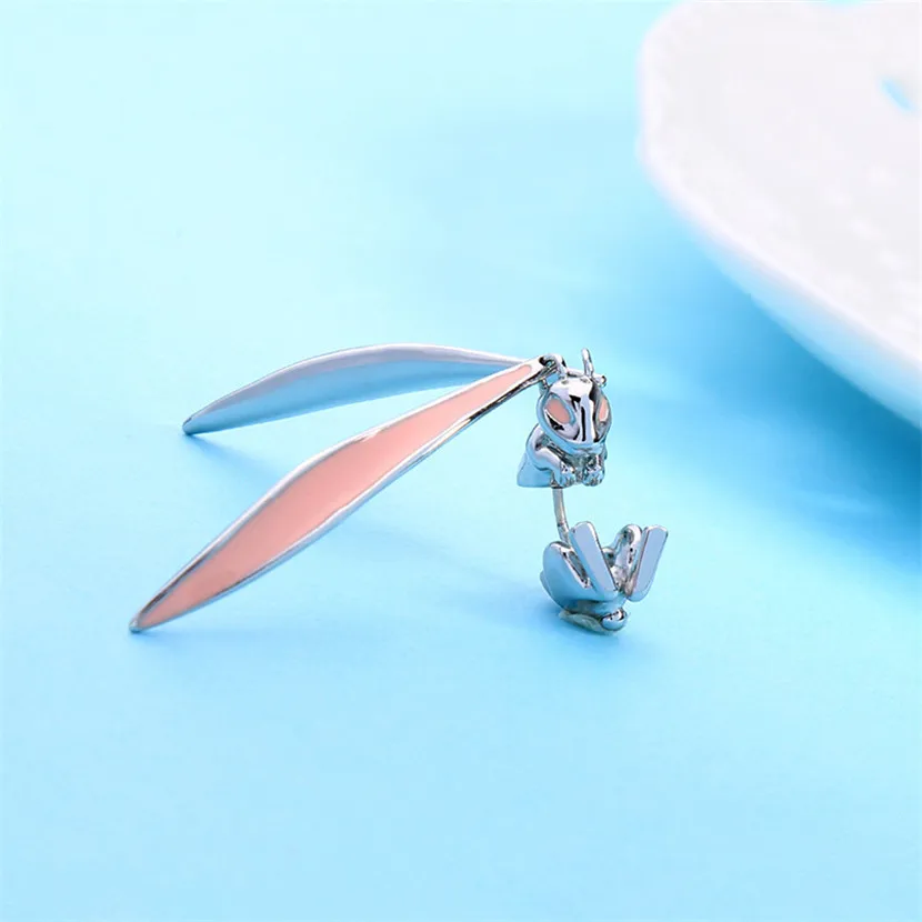 

Enamel Stud Earrings Cute Earrings Decorations For Girls 2021 Trends New Arrival Rabbit Shape Jewelry Korean Fashion Indie Kid