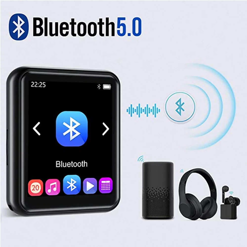MP3 плеер 2 4 ''полный сенсорный Экран HiFi без потерь Bluetooth 5 0 Mp3 музыкальный 32 Гб