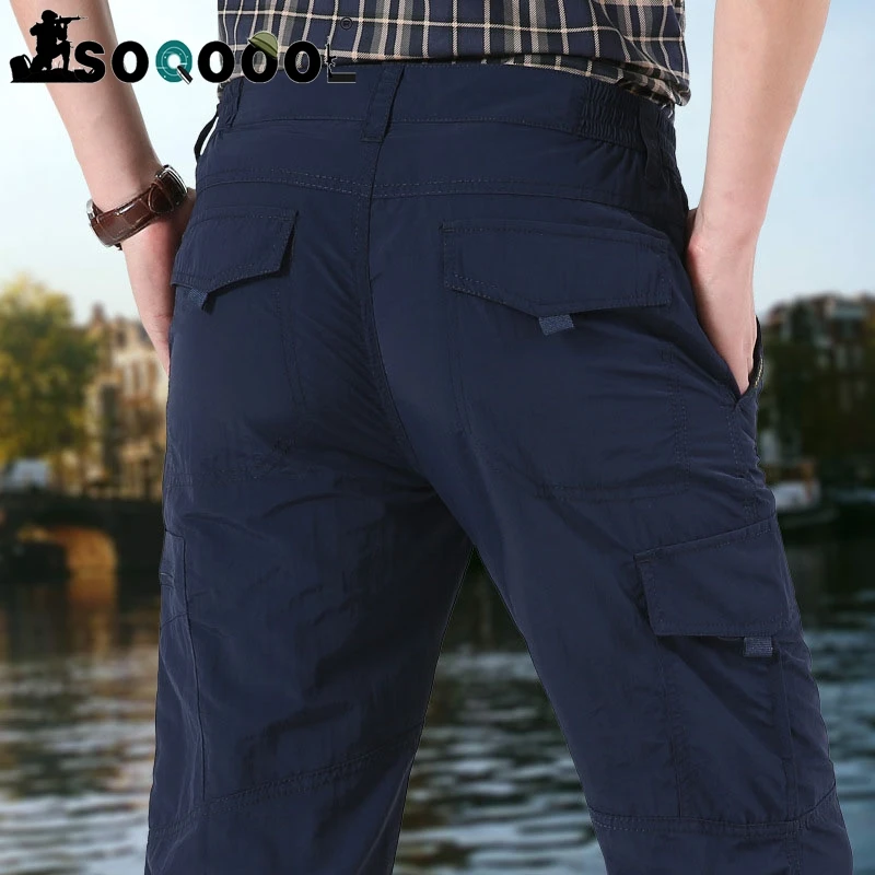 Мужские летние повседневные брюки на открытом воздухе Военные тактические Quick Dry