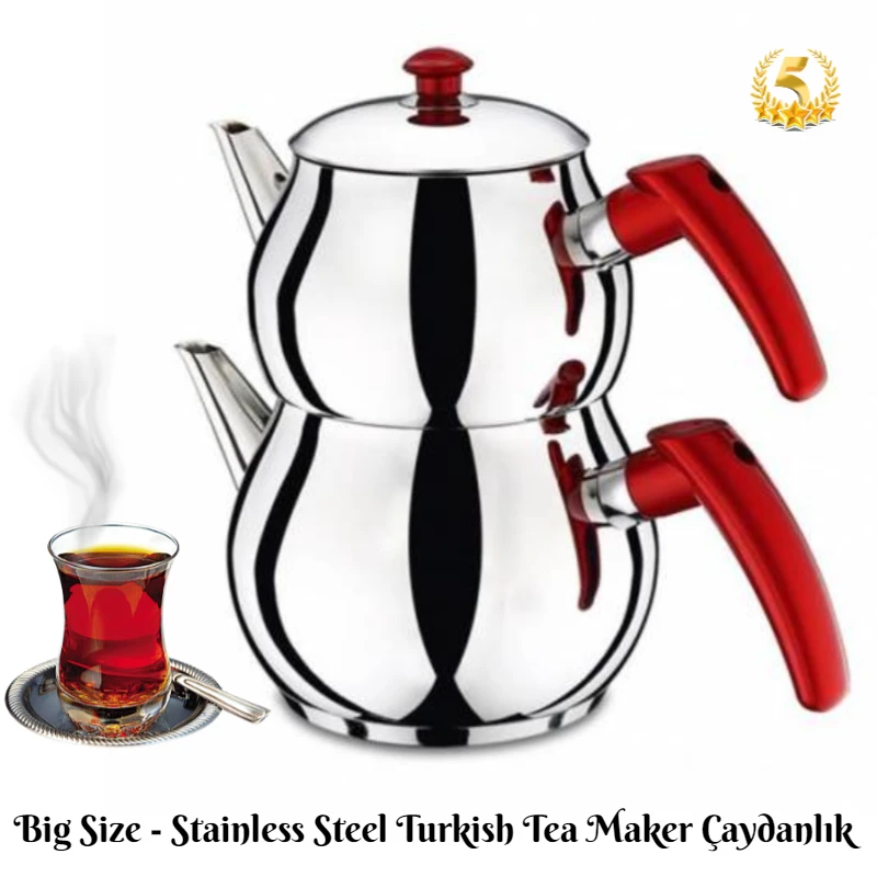 Набор чайников из нержавеющей стали в турецком стиле наборы 3 разных размера на 4 6