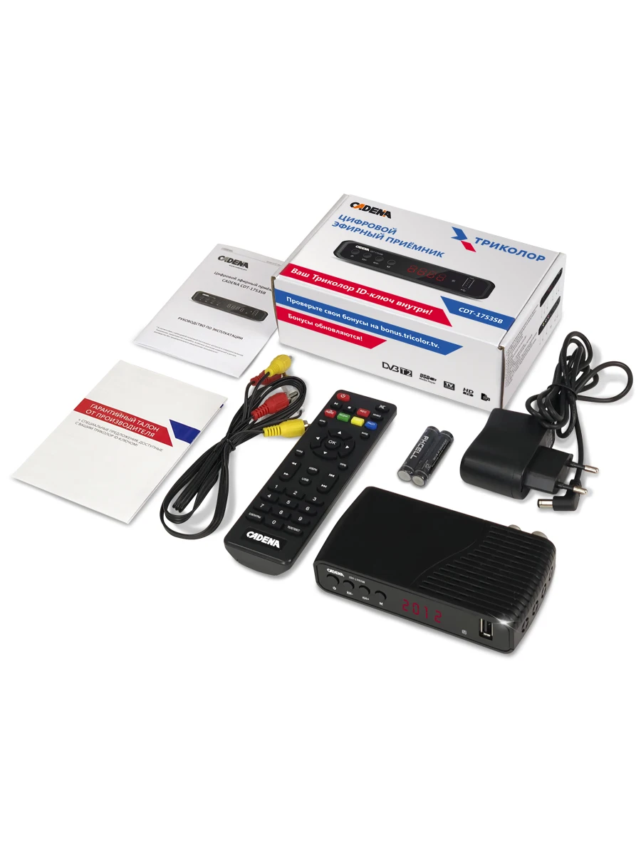 Приемник цифровой эфирный CADENA CDT 1753SB (TC)|ТВ-приставки и медиаплееры| |