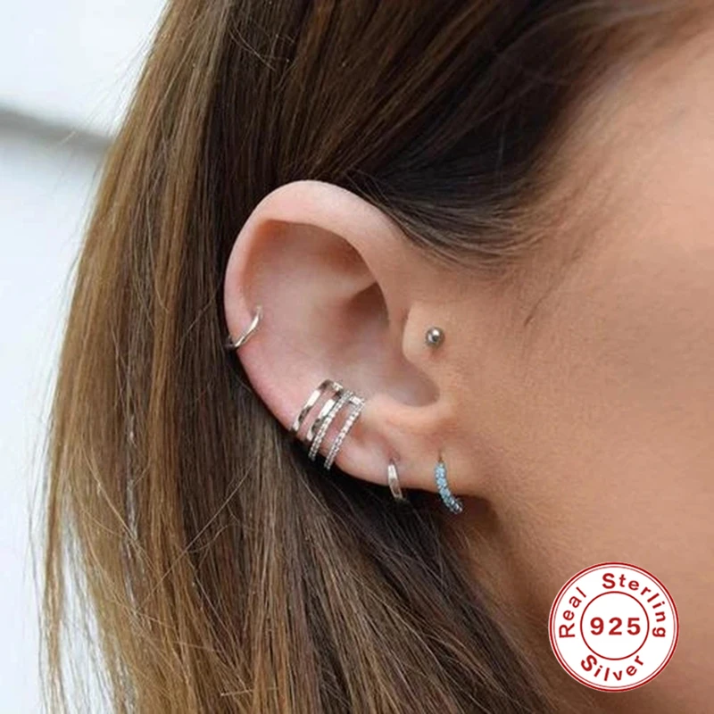 Роскошные женские и мужские серьги-бабочки из стерлингового серебра 925 пробы