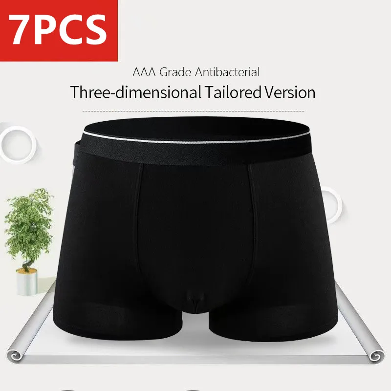 

Black Men Shorts Absorbing Sweat And Dehumidifying Mens Boxer Set