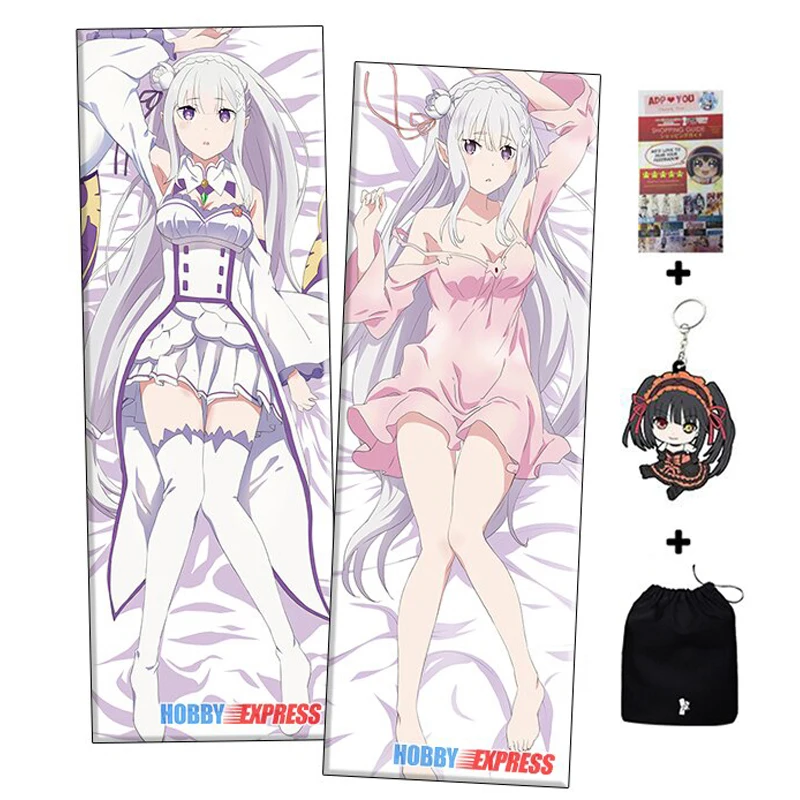 Чехол для подушки Hobby Express Emilia Re Zero Dakimakura японский чехол обнимания H3354|body pillow