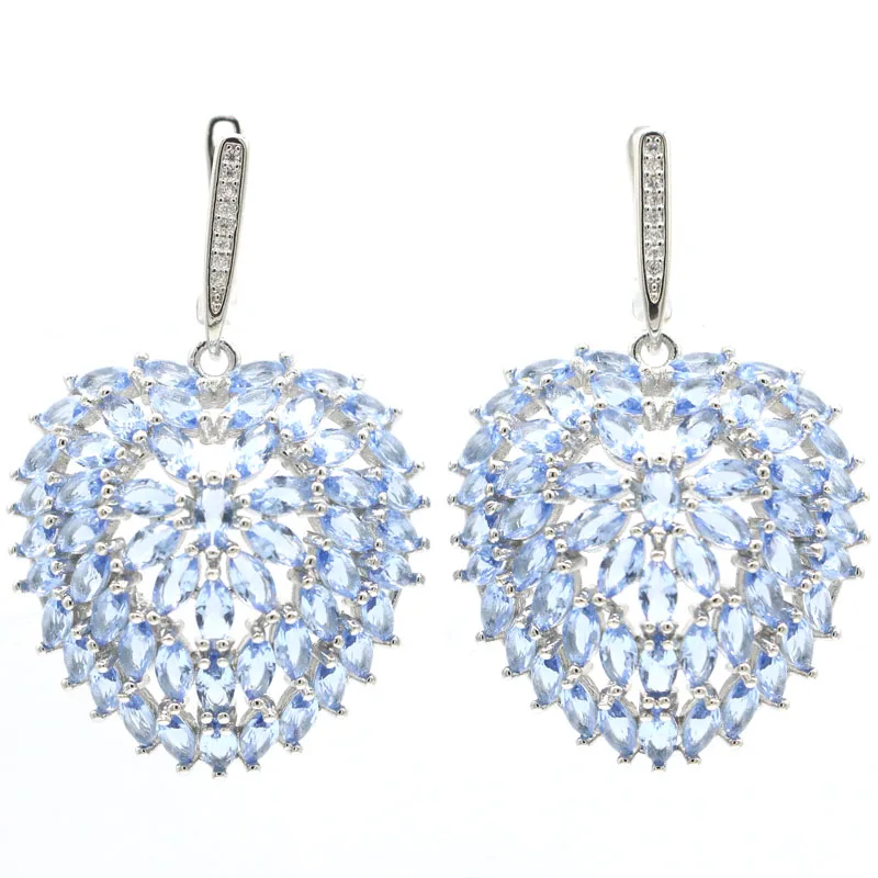 46x28 мм большой европейский дизайн комплект ювелирных изделий фиолетовый