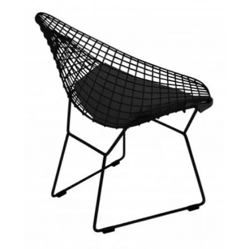 Кресло Bertoia со стразами и черной окрашенной подушкой|Стулья для кафе| |