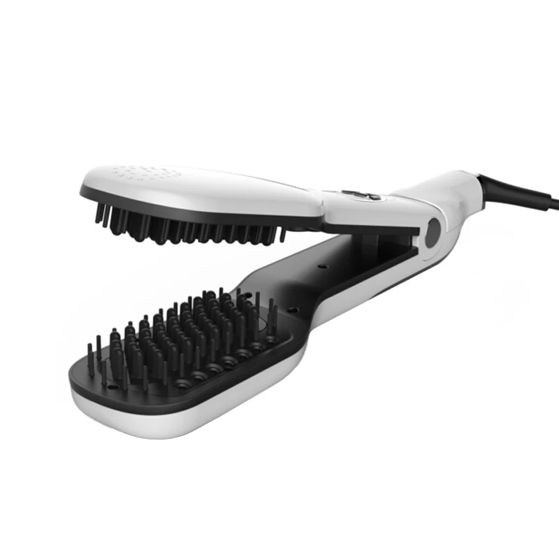 Steam Hair Straightener Brush PCT Fast Heating Flat Iron Professional Electric Comb Irons | Красота и здоровье