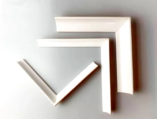 Керамический бордюр на ванну/плинтус для ванны/лента бордюрная КОМПЛЕКТ уголков