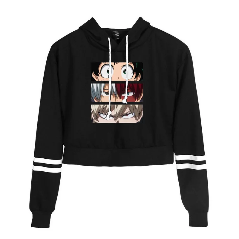 My Hero Academia Anime Sweatshirt Long Sleeve Anime Printing Hooded Sweatshirt Japanese Anime Friends Hoodie Pullover
