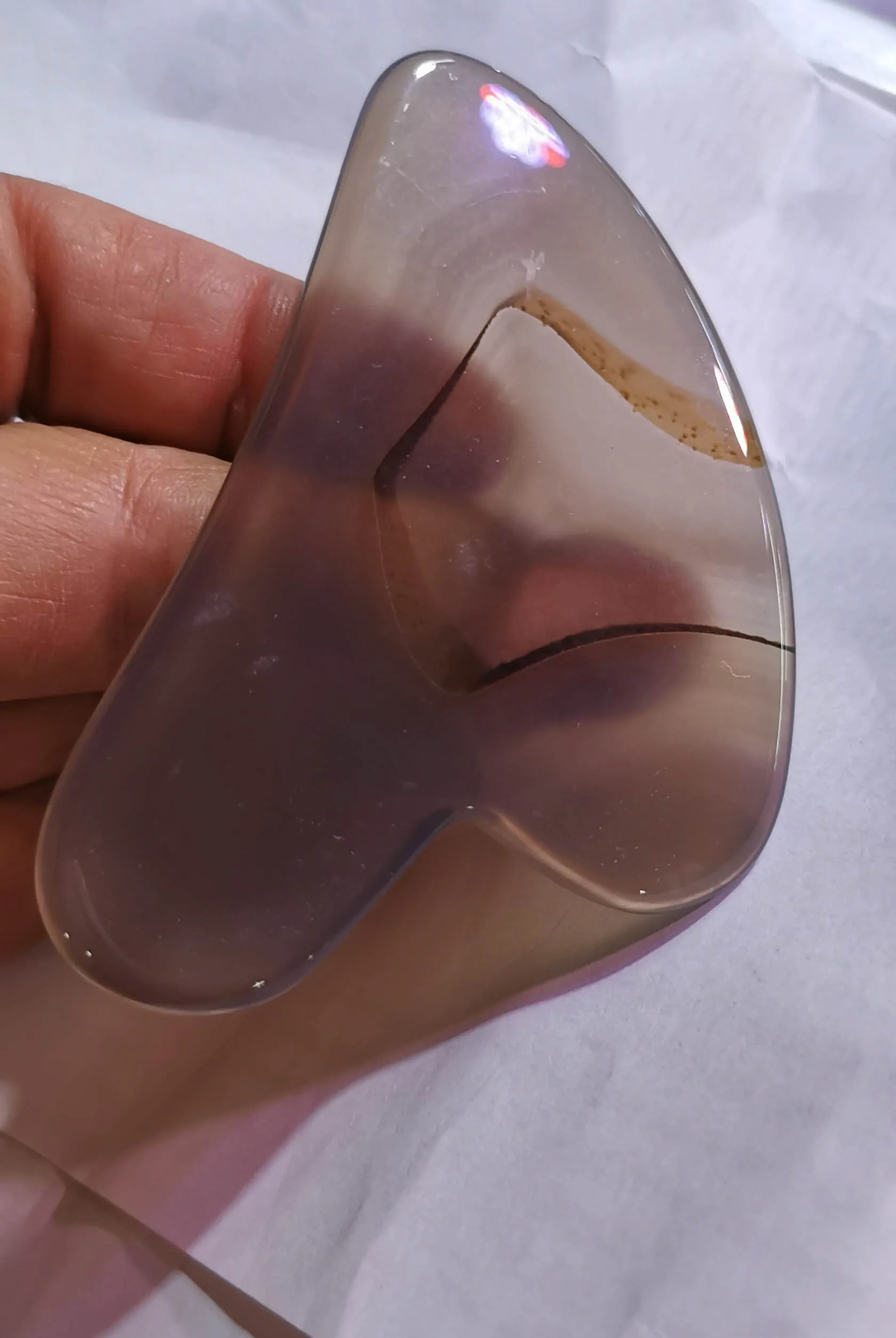 

Wholesale-Genuine Rose Quartz Gua Sha Tool-onyx-agate-indian agate gemstone stone Handmade