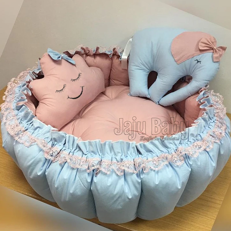 Игровой коврик Jaju Baby Blue Powder Design портативная детская кровать|Центры деятельности