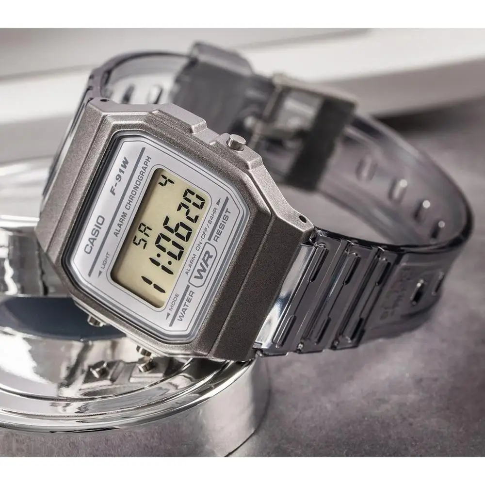 casio watch gray