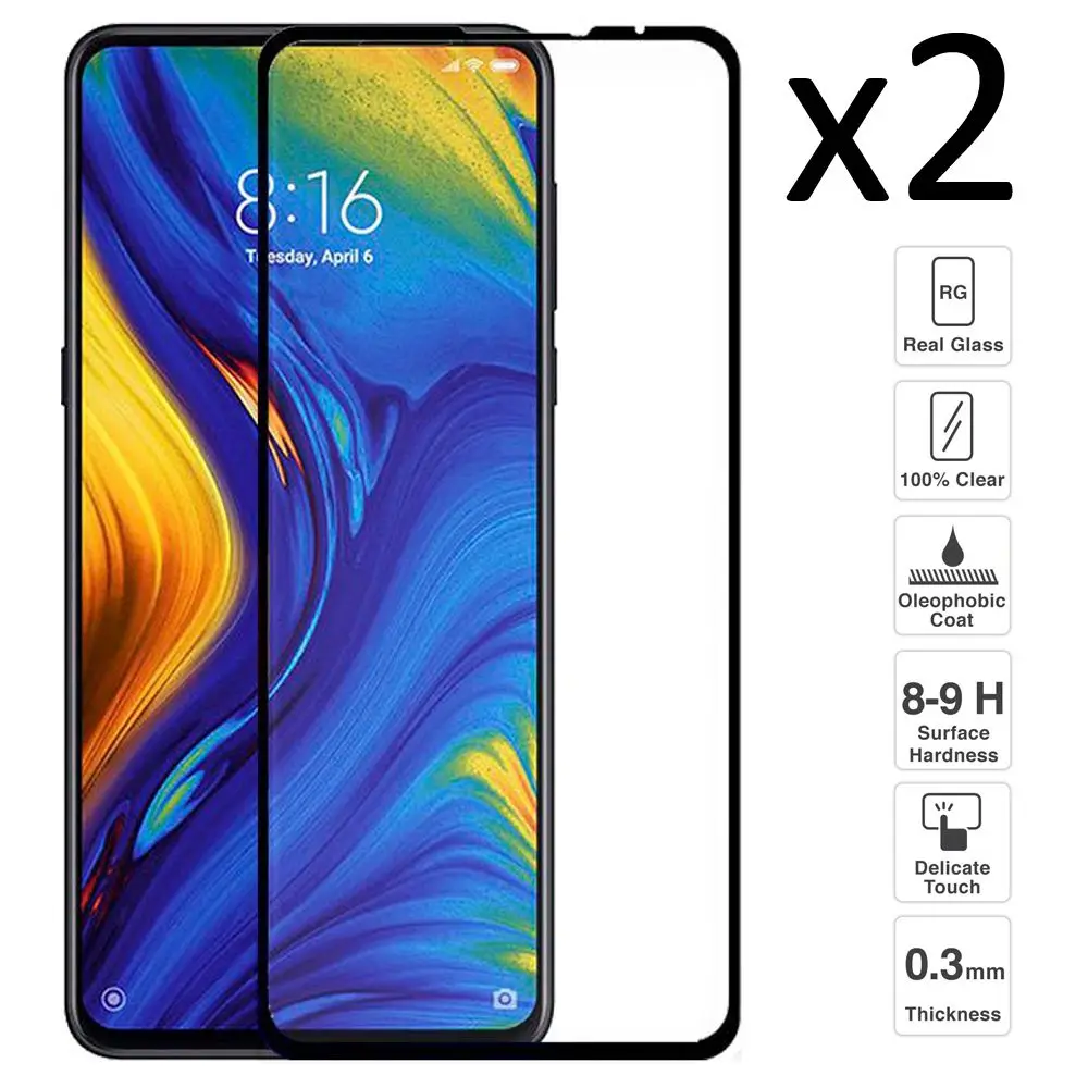 Защитное стекло для Xiaomi Mi Mix 3 набор 2 шт. | Мобильные телефоны и аксессуары