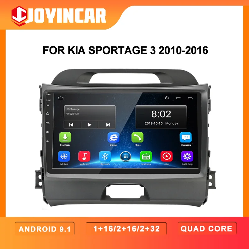 9 дюймов Android 10 1 Автомобильный мультимедийный видео плеер навигация GPS для KIA Sportage