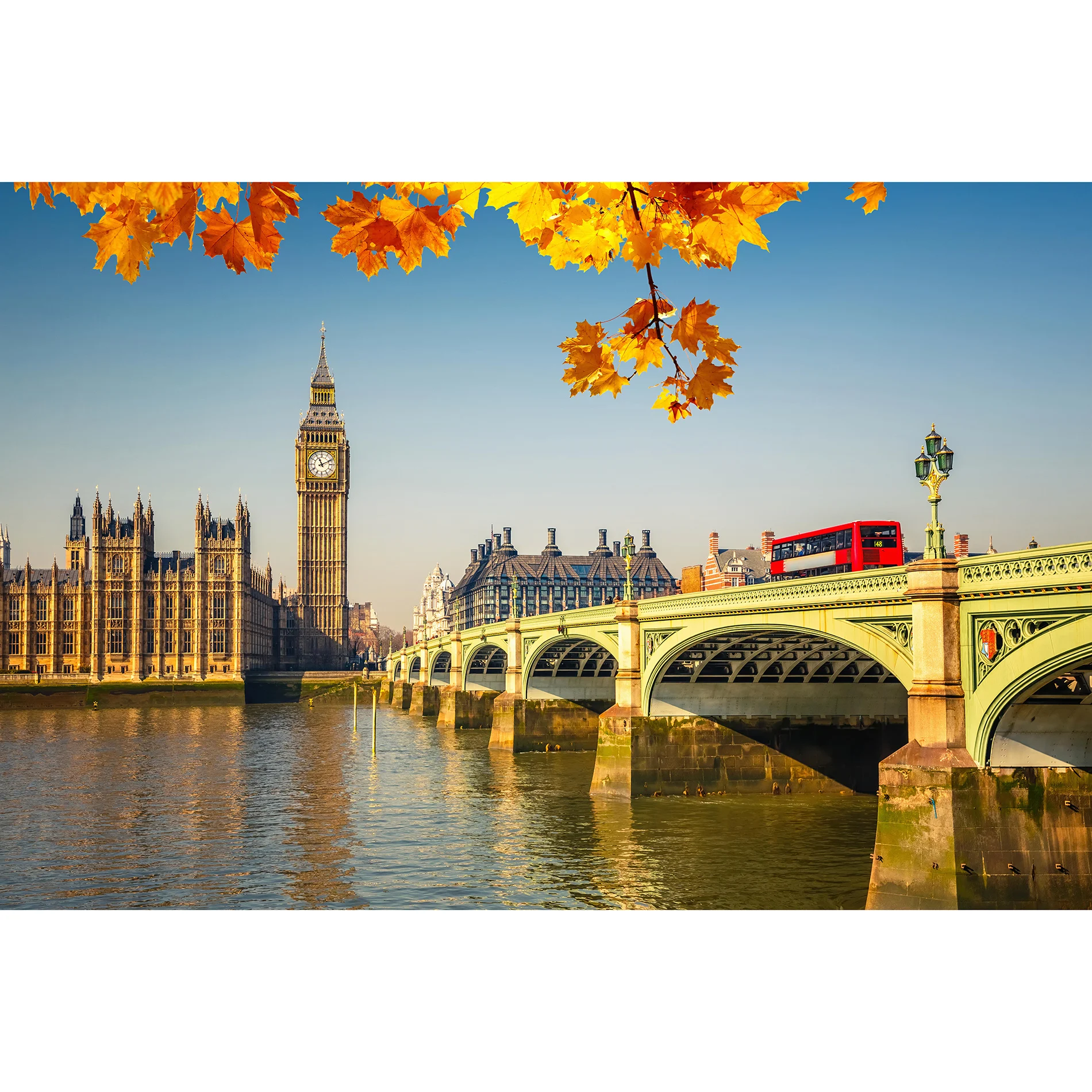 Расширяющие пространство фотообои. Взгляд на Тауэрский мост крепость Тауэр и