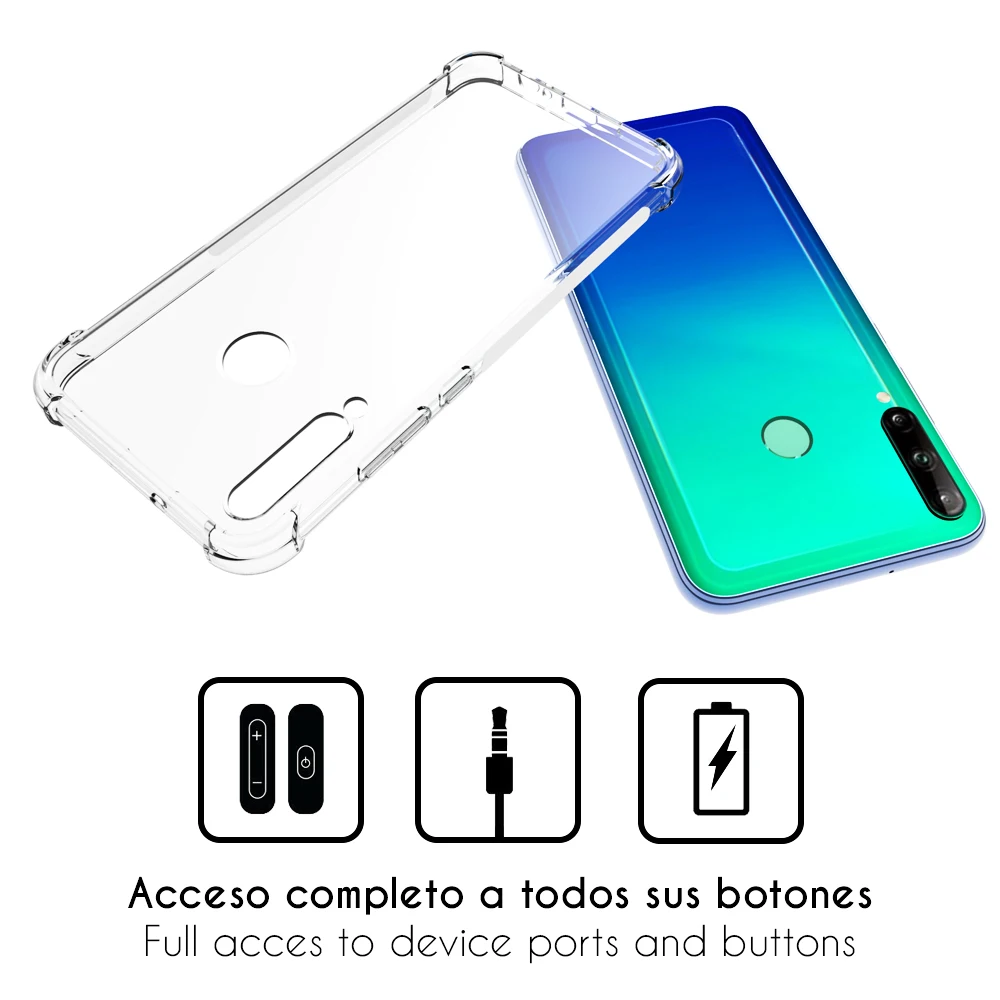 Гелевый Чехол из ТПУ с защитой от ударов и усиленными углами для Huawei P40 Lite E / Y7p (4G) 6
