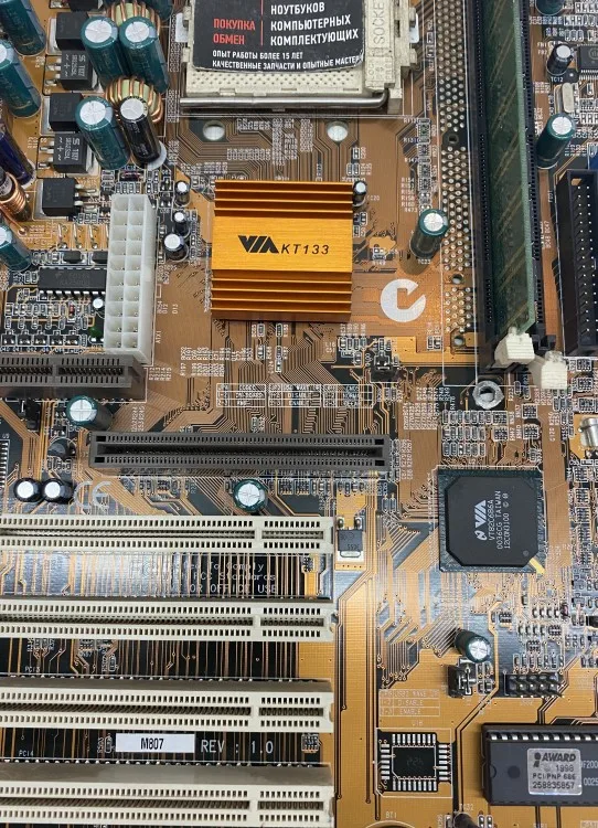 Motherboard Elpina m807 rev1.0 kt133 Socket 462 | Компьютеры и офис