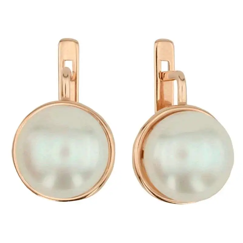 Золотые серьги c Жемчугом ALORIS 585 пробы | Украшения и аксессуары