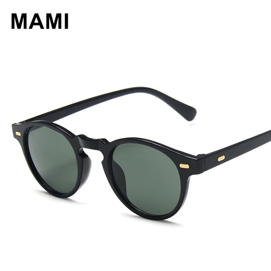 Модные круглые солнцезащитные очки для женщин и мужчин винтажные декоративные