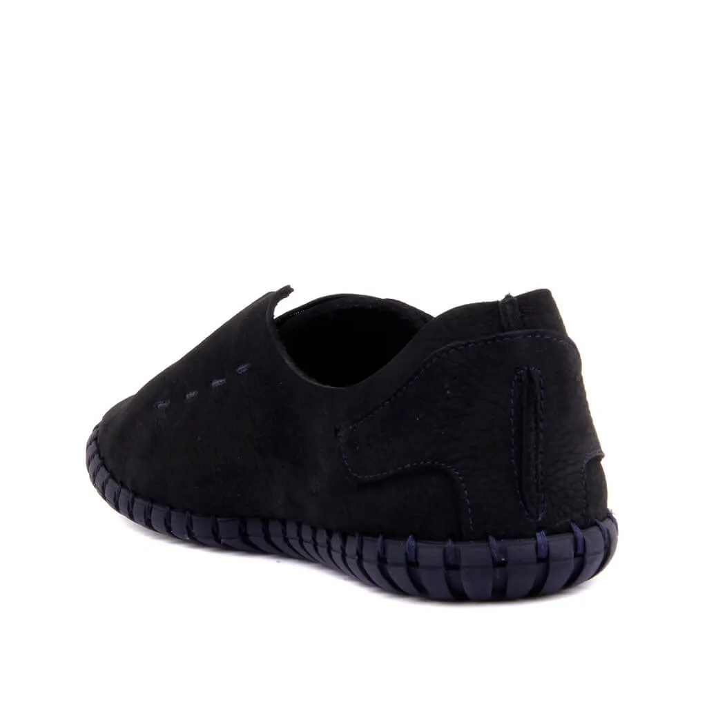 Sail Lakers-Navy Blue Nubuck Men Casual Shoes | Обувь