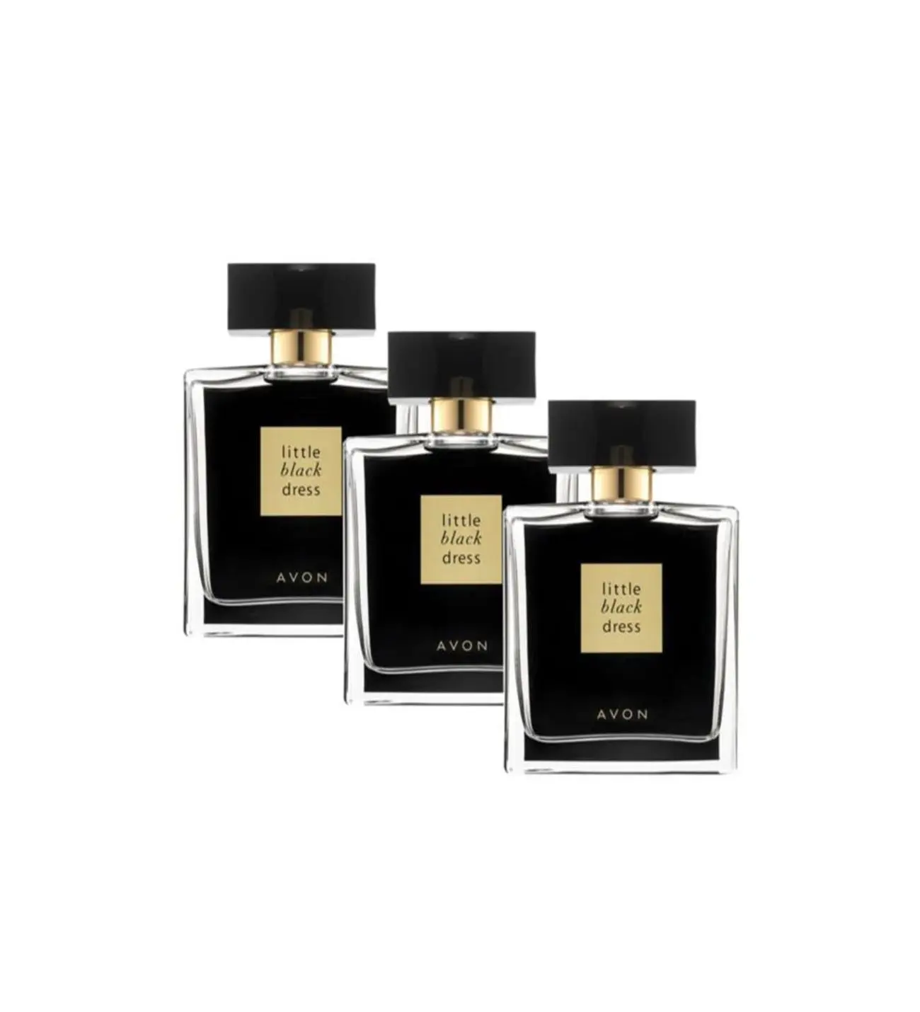 Avon маленький Платье черного цвета 50 мл Туалетная вода для женского парфюма 3 шт.