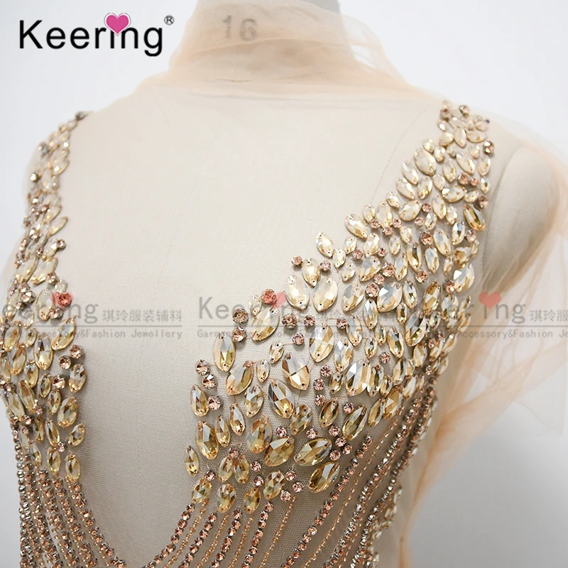 Имитация ALMODAL большой размер ручной работы Стразы для свадебного платья | Дом и