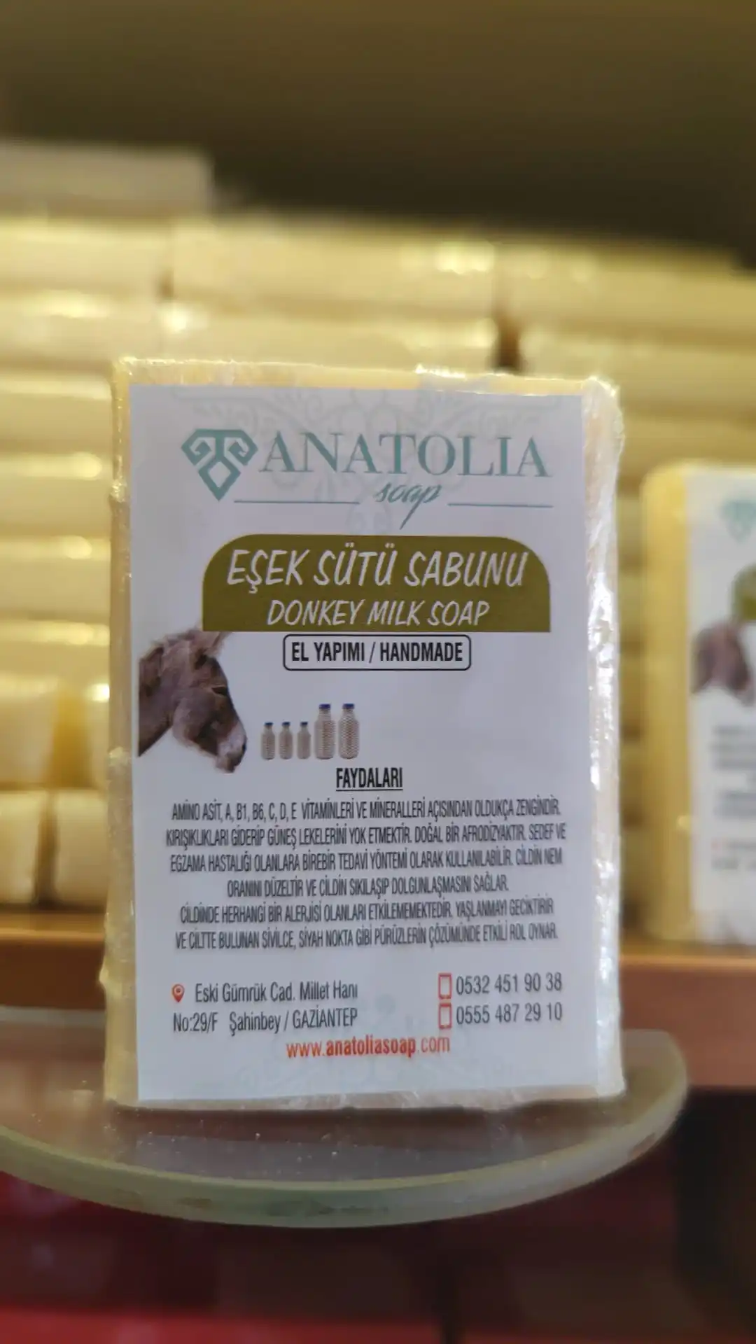 

Donkey Milk Soap face cleaning, shower bath, antibacterial, acne, spot cleaning 100gr hand made organic