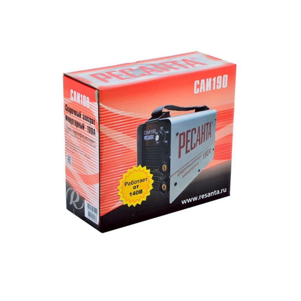 Сварочный аппарат Ресанта САИ190 (65/2) 5500 Вт|Сварочные аппараты| |