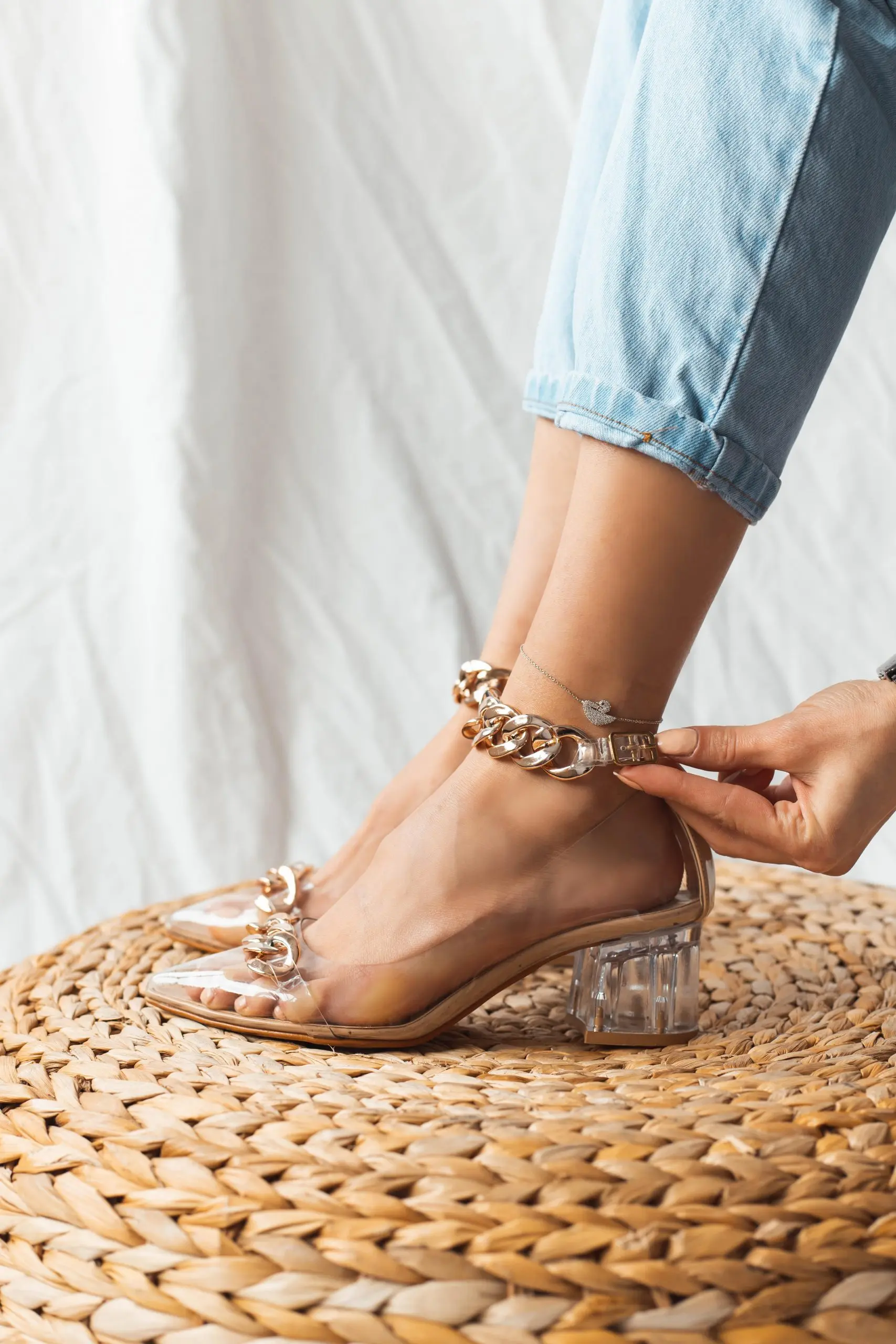 

Alia 2 Different Color Women Heels Shoes