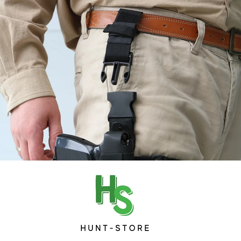 Кобура набедренная для пистолета Макарова Вальтер ХСН из натуральной кожи