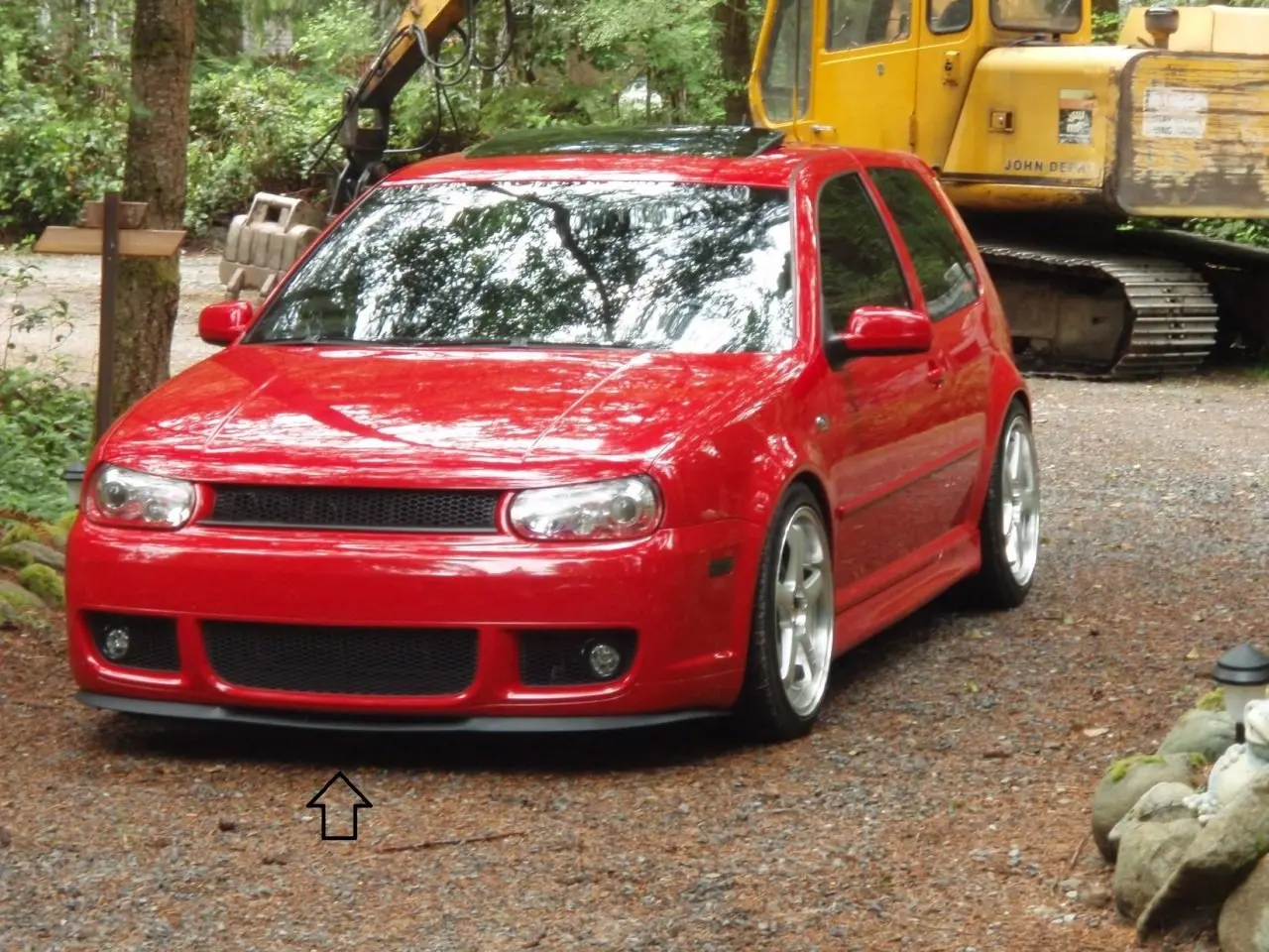 

Передний спойлер для VW Volkswagen GOLF 4 CUPRA R, Европейский спойлер для губ, универсальный