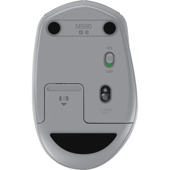 M590 Wireless Mouse-Gray Multi-Device Silent