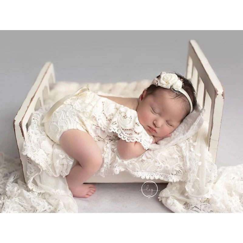 Кружевной Костюм + аксессуары для фотосъемки новорожденных |