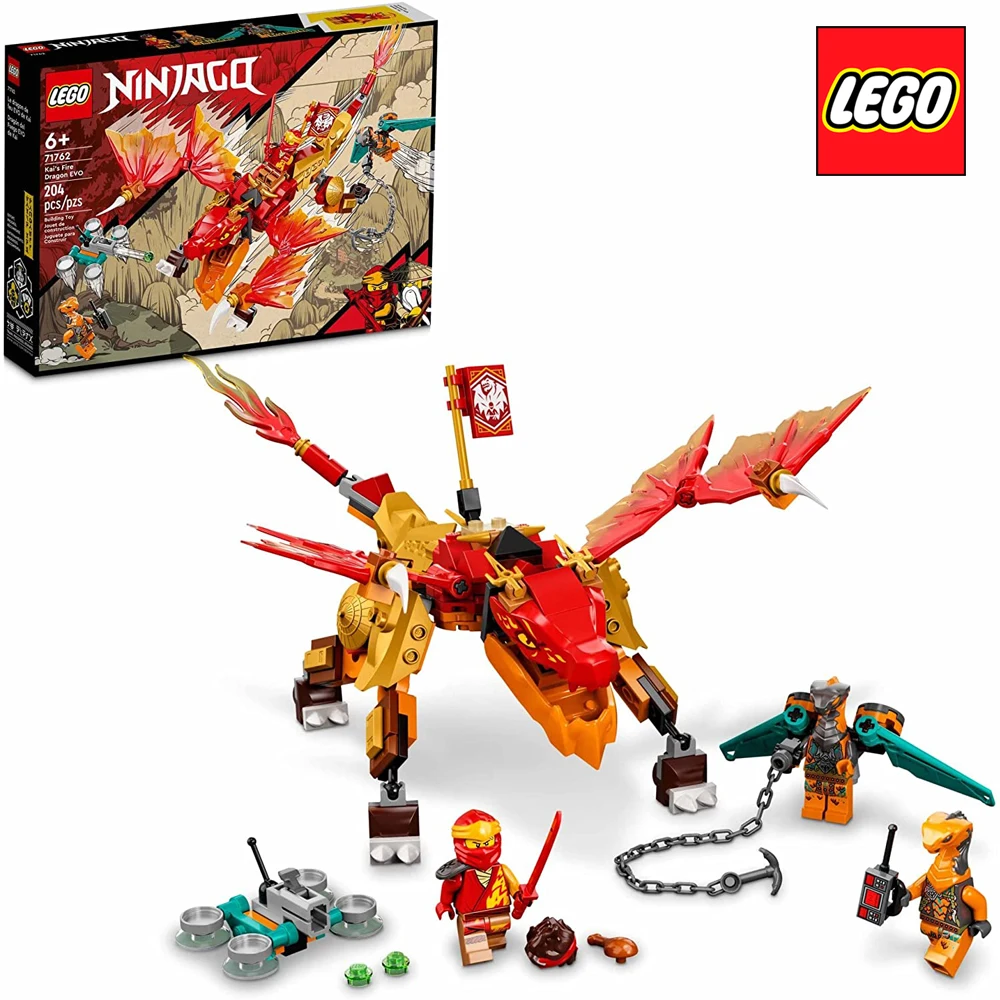 LEGO NINJAGO Kai'S Fire Dragon EVO 71762 оригинал для детей Новая игрушка на день рождения