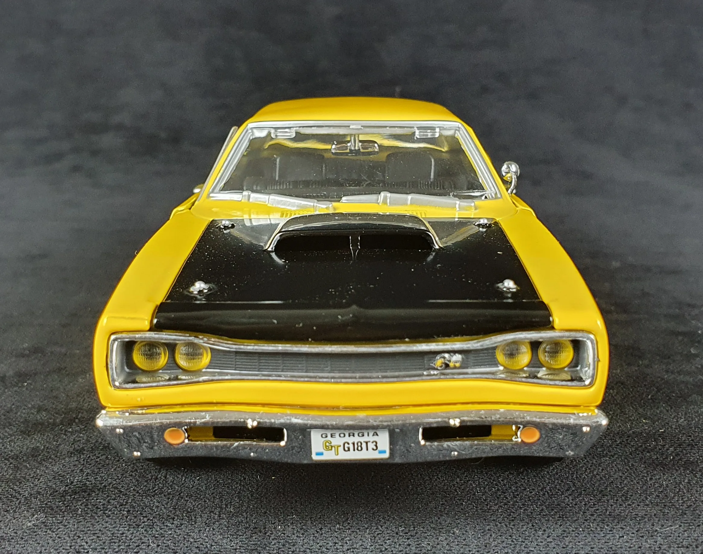 Модель автомобиля 1:24 1969 DODGE CORONET SUPER BEE Металлический Игрушечный Автомобиль