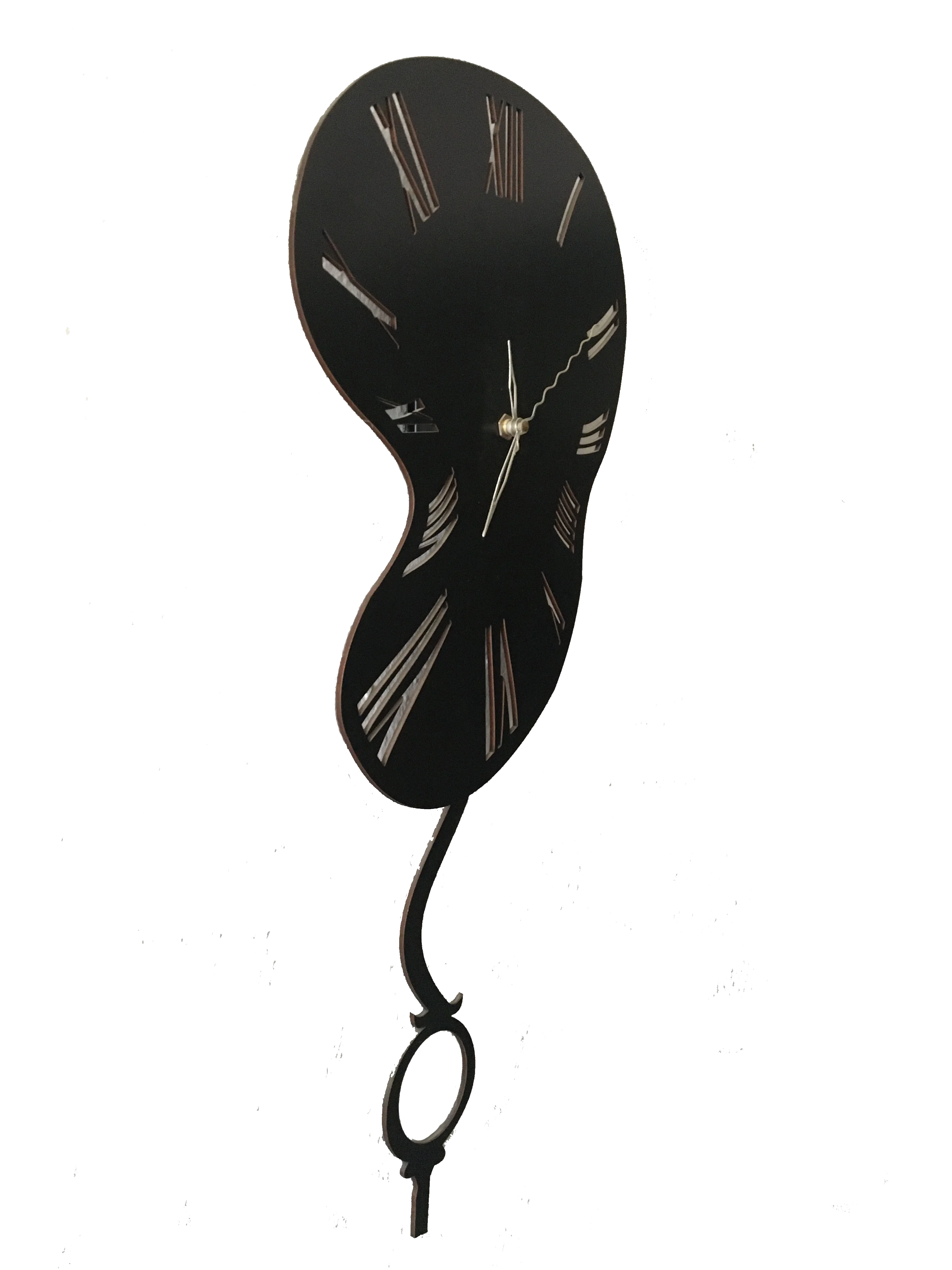 Goodtime Melting Time Декоративные качающиеся маятники на стене с часами MDF Деревянный дизайн дома Иглы Бесплатная доставка.