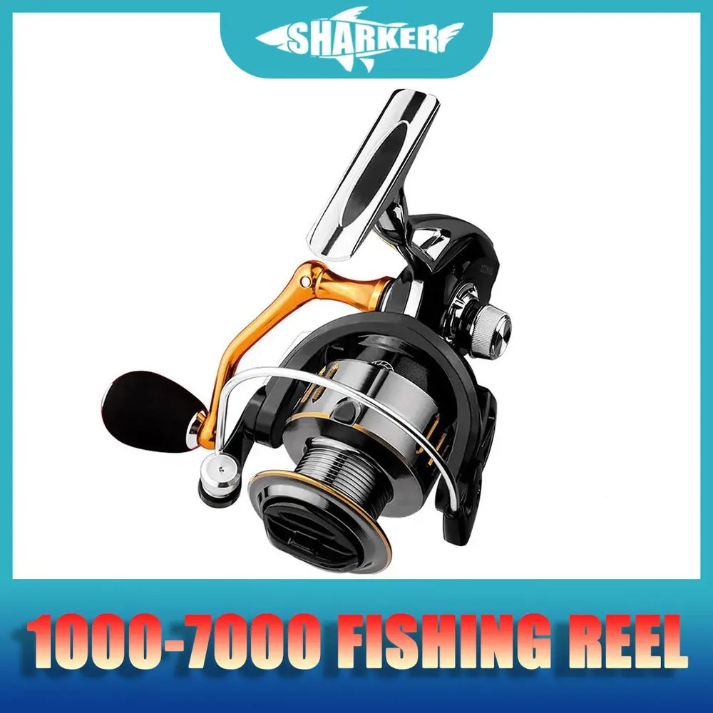 

GW1000-7000 No Gaps All Metal Fishing Reel 5.2:1 4.7:1 Metal Spool 8KG Max Drag Sea Baitcasting Spinning Fishing Reel Carp Wheel