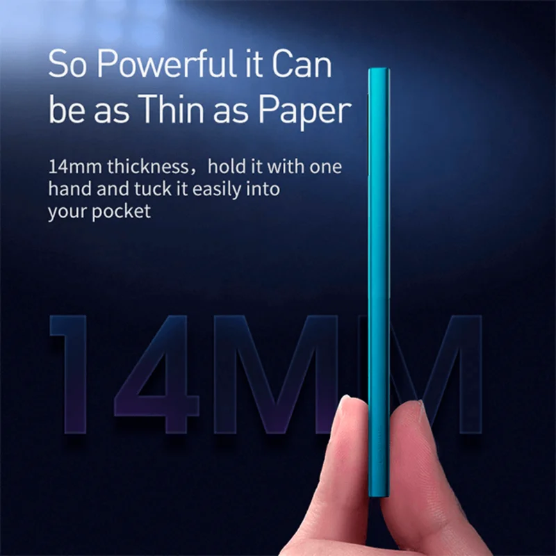 Внешний аккумулятор Baseus Adaman Metal Digital Display 22.5W PD3.0+QC3.0 10000mAh Быстрая зарядка Iphone Xiaomi