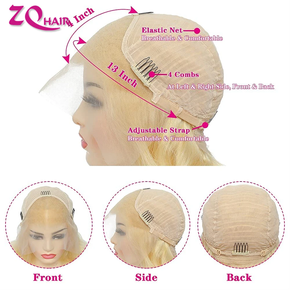 30 32 дюйма 613 медово-блонд странчивые спереди человеческие волосы парики для
