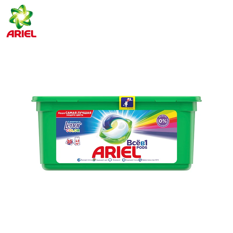Ariel Pods Всё в 1 Touch of Lenor Color Капсулы Для Стирки 30шт.|Стиральный порошок| |