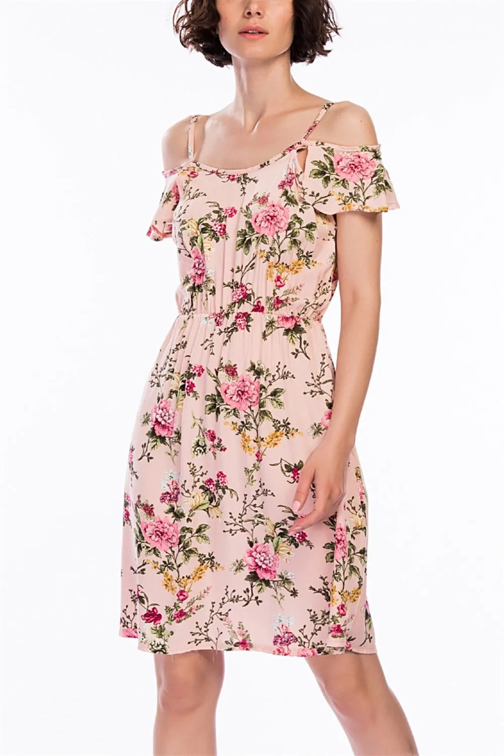 Женское платье Z6565 DEWBERRY розовое|Женские платья| |