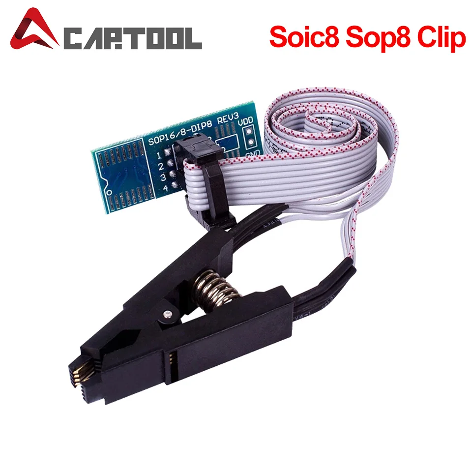 

OBD2 Car diagnostics tool soic8 sop8 test clip for eeprom flash clip For EZP2010/2013 RT809F/H adapter Programm Cable