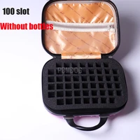 double layer 100 slot diamond painting accessory container storage bag box suitcase diamond embroidery tool without bottle
