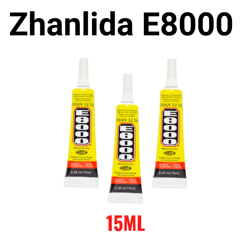 

Прозрачные контактные клейкие игрушки Zhanlida E8000, 15 мл, 1/2/3 шт., Алмазные цветы, украшения ручной работы, клей с наконечником