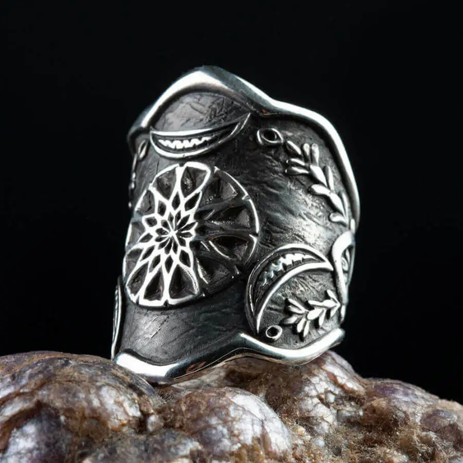 

Dirilis Ertugrul Ring 925 Sterling Silver Ottoman Ring Men's Ring Mens Rings Kayi IYI Ottoman Ressurection Ertugrul Ring Jewelry